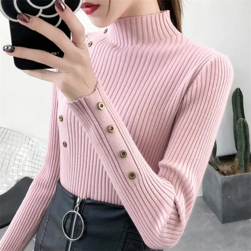 2023 Women's Slim Knitted Sweater - Soft & Elastic