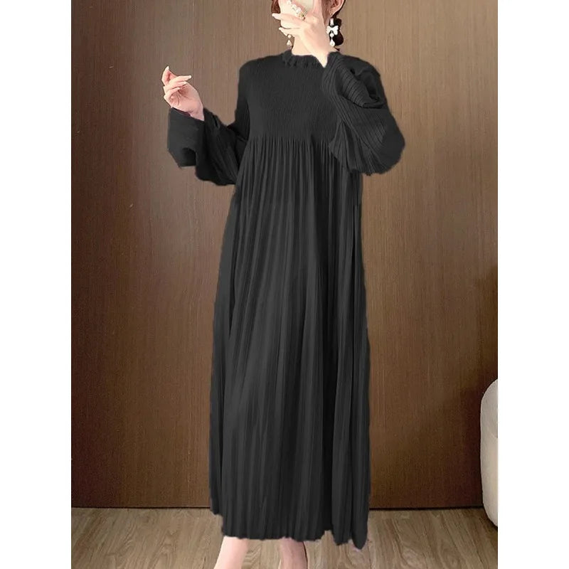 YUDX Miyake Pleated A Line Dress