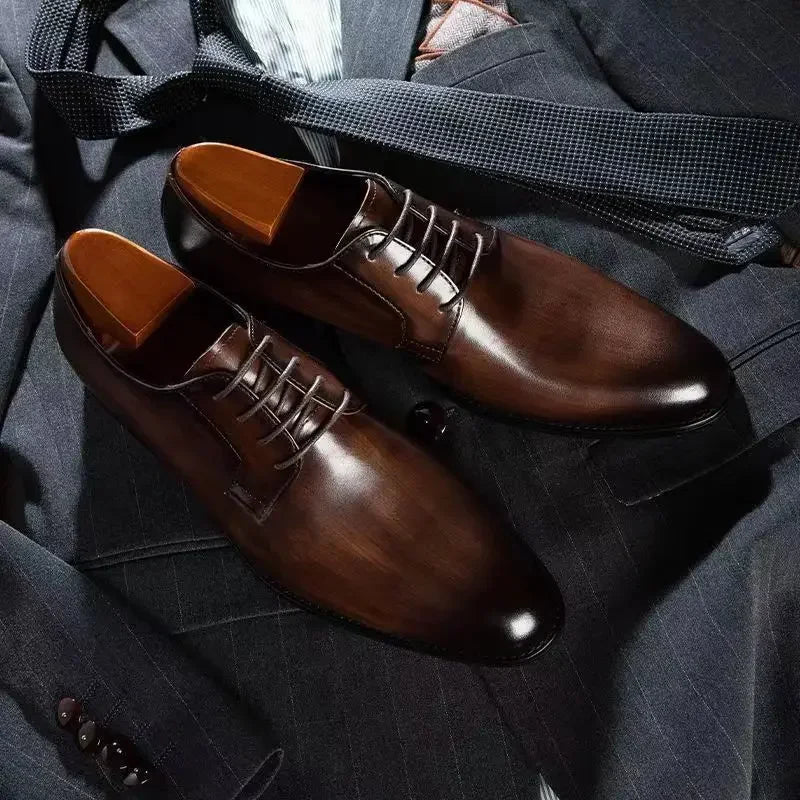 High-Quality Men's Leather Dress Shoes 2023