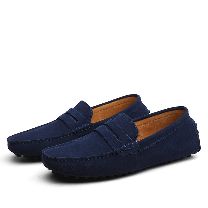 Handmade Suede Leather Men's Loafers