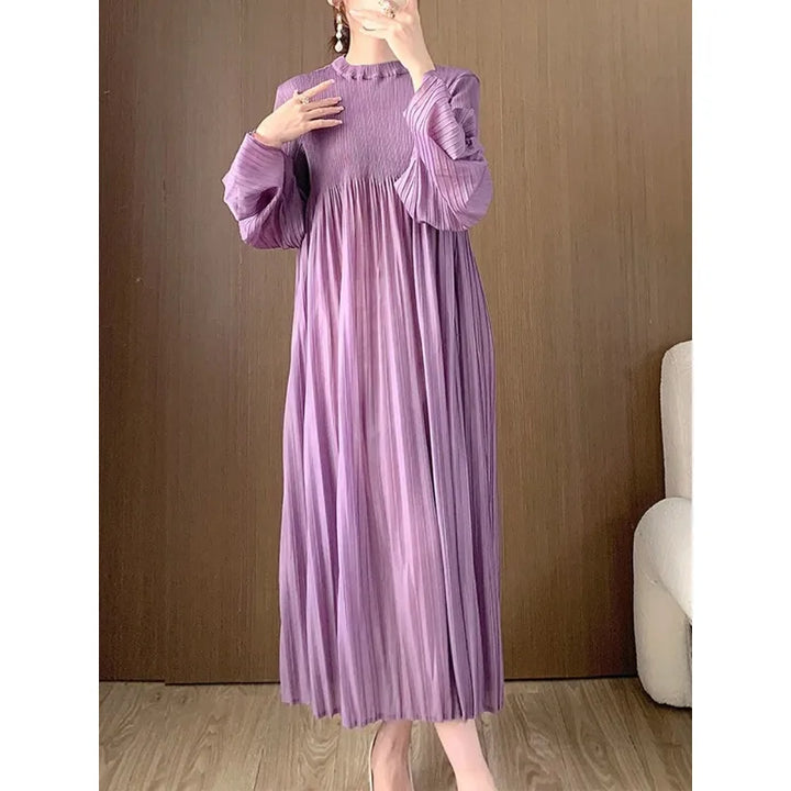 YUDX Miyake Pleated A Line Dress