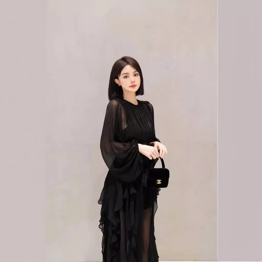 Australian Niche Long Sleeve Dress 2024