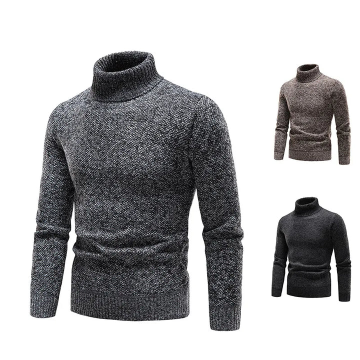 2023 New Fashion Men's Turtleneck Sweaters - Winter Pullovers for Casual Style