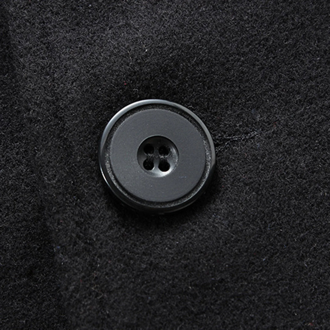 Men's Wool Blend Long Coat - Fashionable Autumn/Winter Windbreaker Jacket