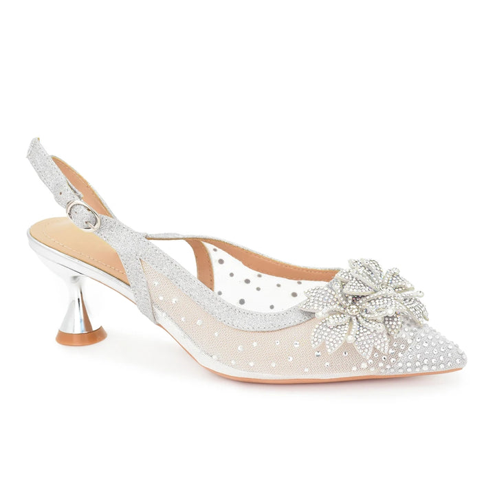 Stunning African Wedding Shoes with Rhinestone Detail and High Heels - Perfect for Brides and Parties!