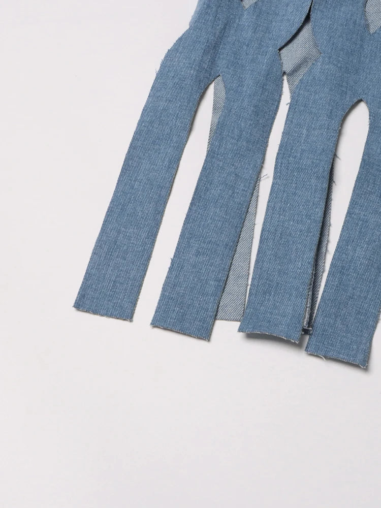 Upgrade Your Style with TWOTWINSTYLE Denim Tassel Coat - Perfect Fit for Women!