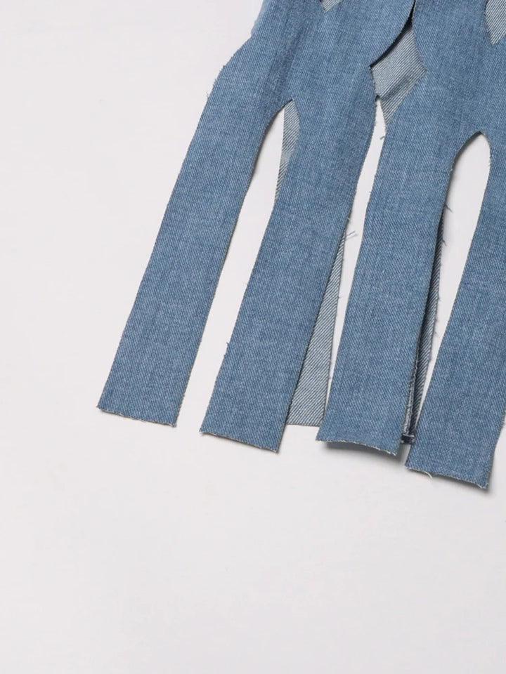 Upgrade Your Style with TWOTWINSTYLE Denim Tassel Coat - Perfect Fit for Women!