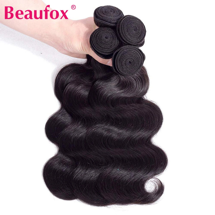 Beaufox Brazilian Hair Weave 3 Bundles - Body Wave 22 24 26