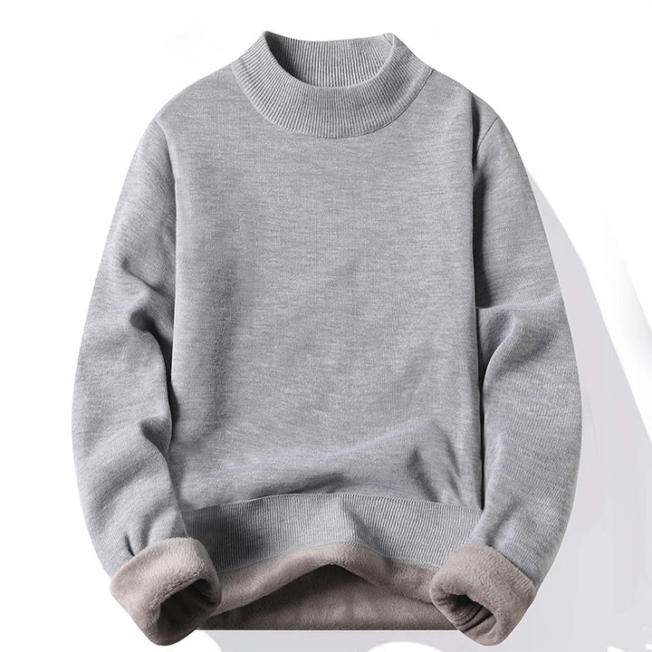 Men's Velvet Winter Sweater - Slim Fit