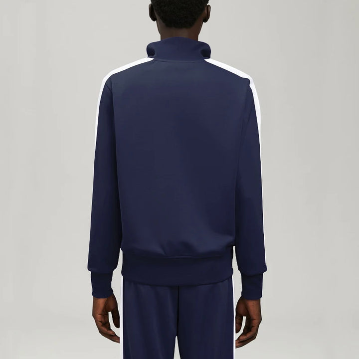 Stylish Men's Color-block Cardigan Set - Perfect for Spring and Autumn!