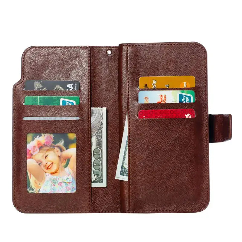 Phone Wallet Case with 9 Card Slots