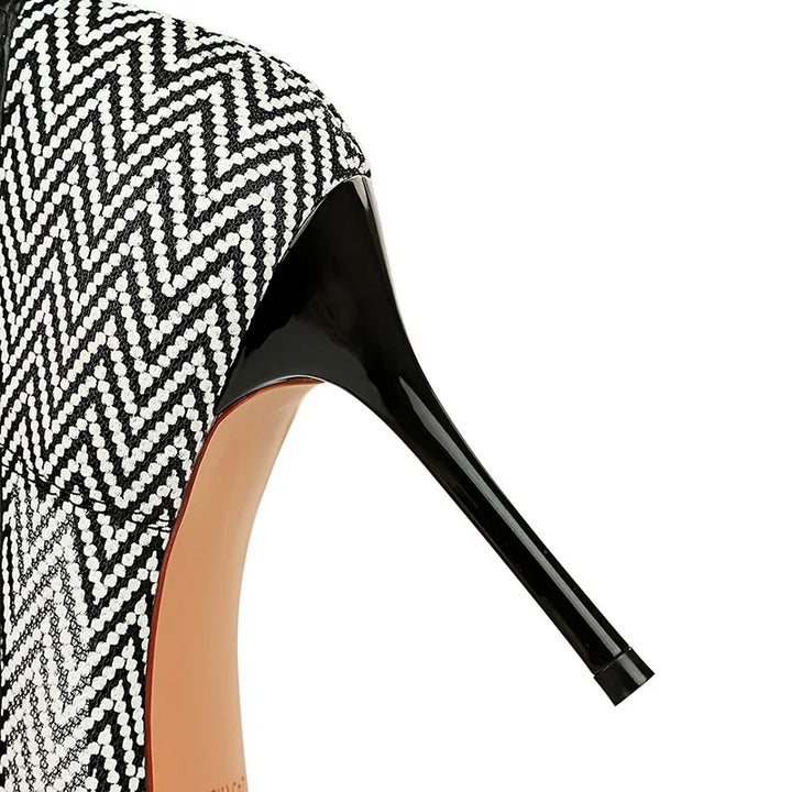 Sexy 9.5cm High Heels Mesh Sandals - Breathable & Comfortable for Office, Party, and Summer