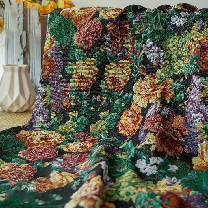 Retro Thick Jacquard Fabric - Autumn Winter Coat