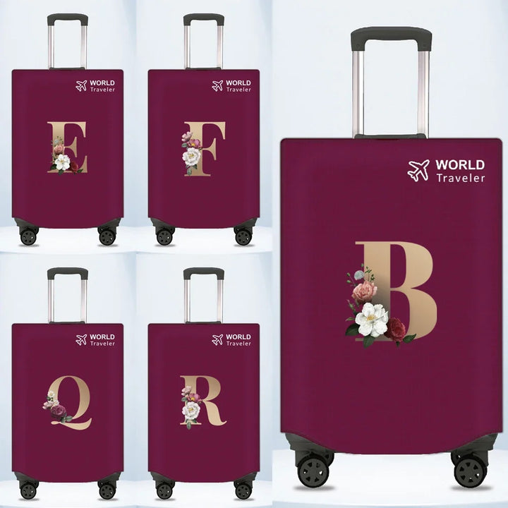 Gold Letter Series Travel Luggage Cover - Dust Proof, Scratch Resistant, Reusable - 2024 New