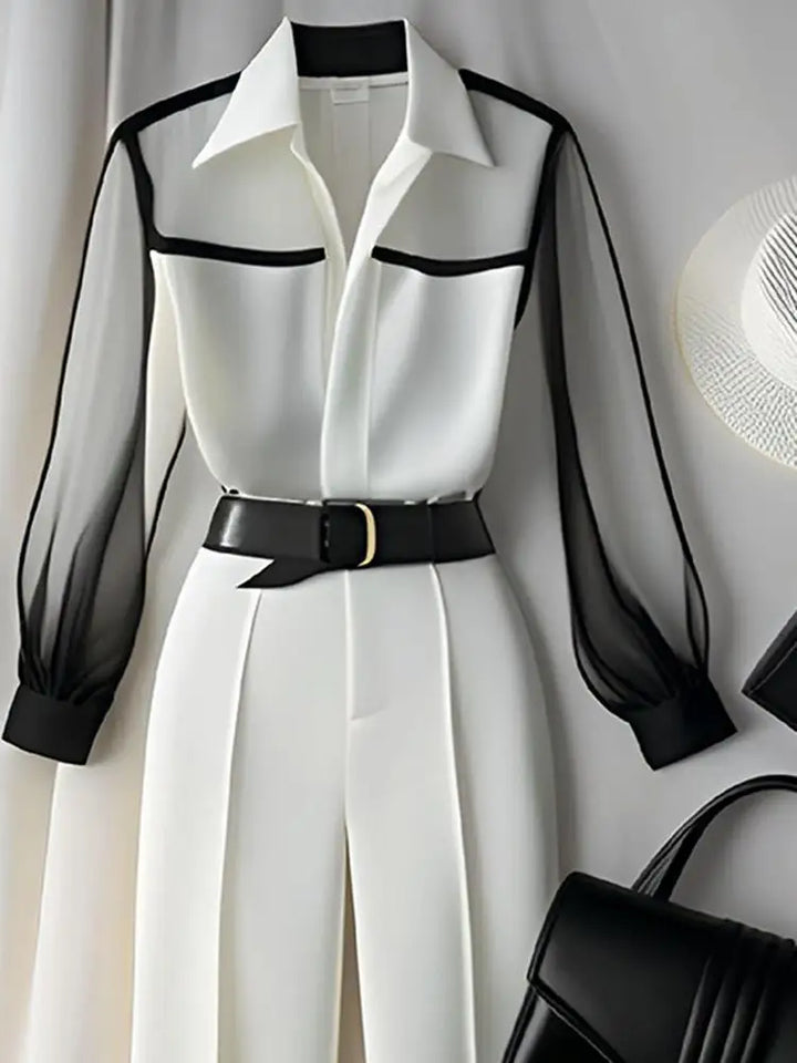 Upgrade Your Style with Chic White Tailored Trousers - Perfect for Autumn!