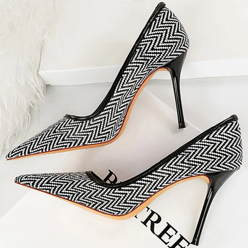 Sexy 9.5cm High Heels Mesh Sandals - Breathable & Comfortable for Office, Party, and Summer