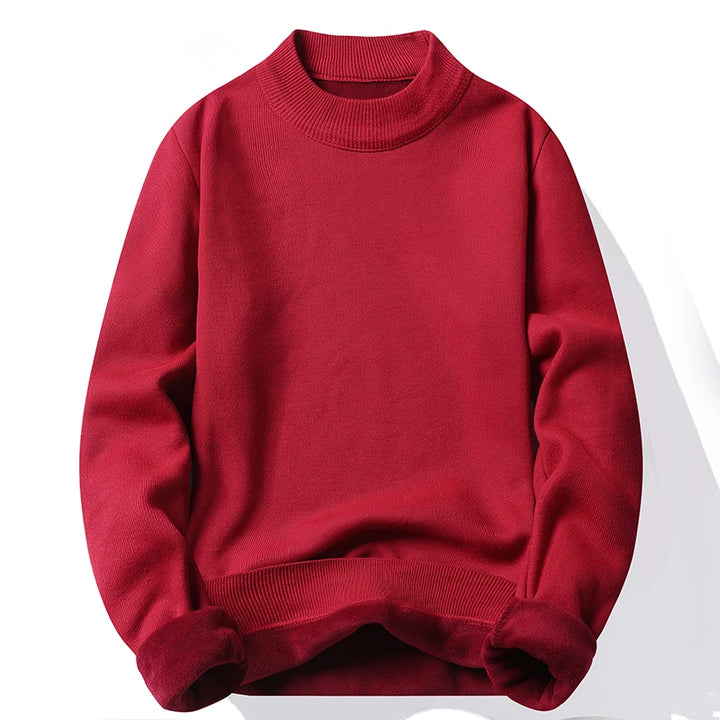 Men's Velvet Winter Sweater - Slim Fit
