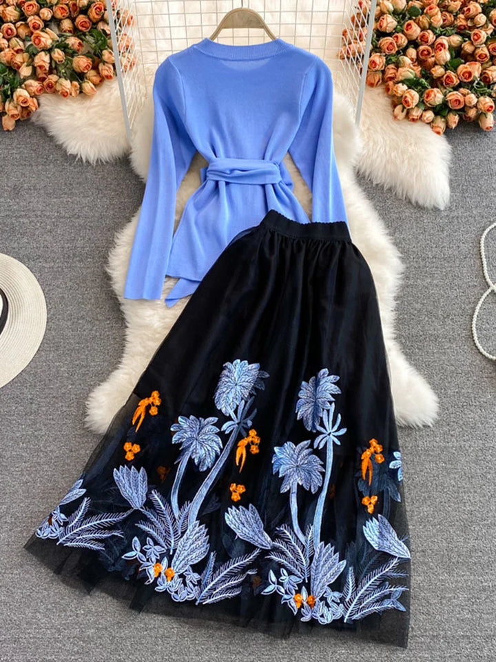 Autumn 2023 Sweet Casual Two Piece Set For Women