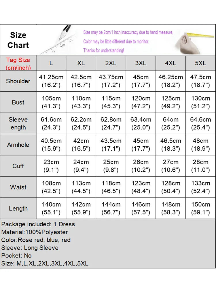 Product Title: '2024 Autumn Plus Size VONDA Bohemian Long Dress - Floral Maxi Sundress