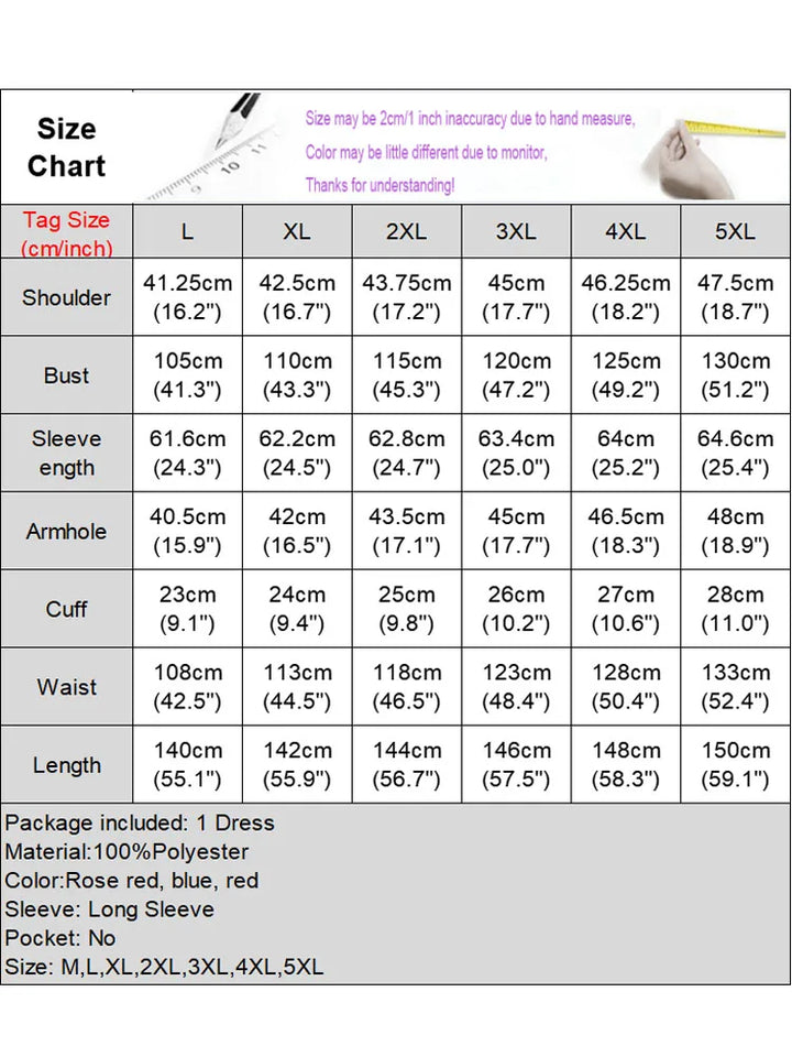 Product Title: '2024 Autumn Plus Size VONDA Bohemian Long Dress - Floral Maxi Sundress