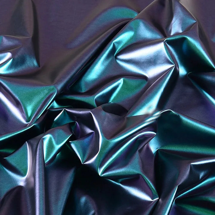 Shiny Mirror Glossy PVC Fabric - 150CM Wide