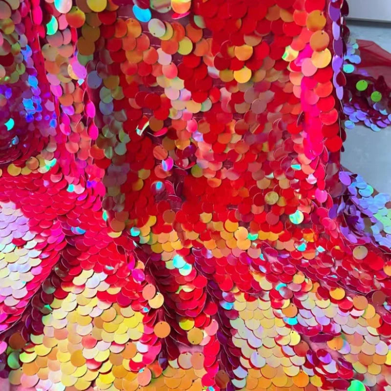 Wholesale Encrypted Crystal Sequin Fabric