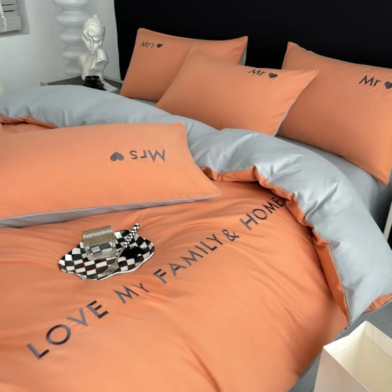 Luxury Egyptian Cotton Bedding Set - King, Queen, Twin Sizes