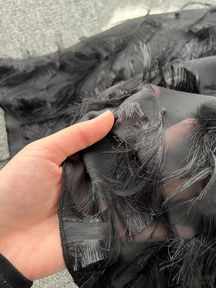 Chic Puff Sleeve Dress: High Waist A-line Vestidos 2024 Collection