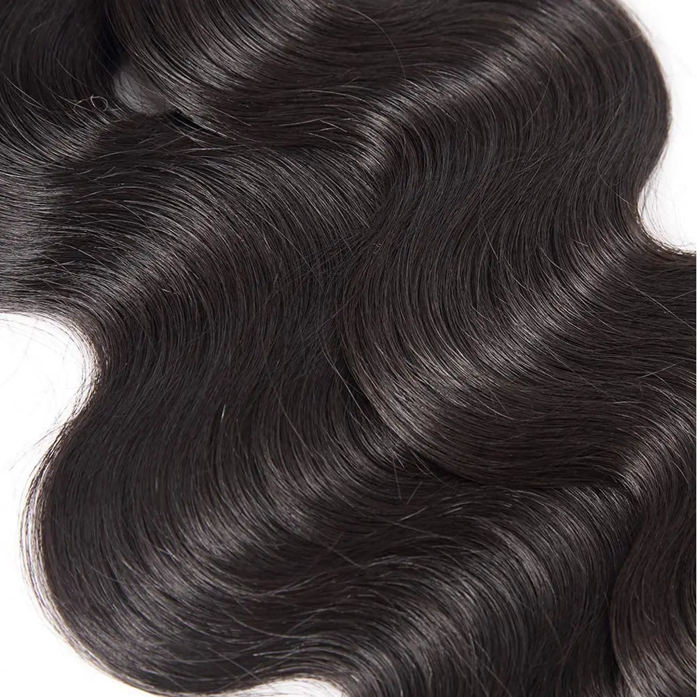 12A Brazilian Body Wave 4 Bundles Natural Black