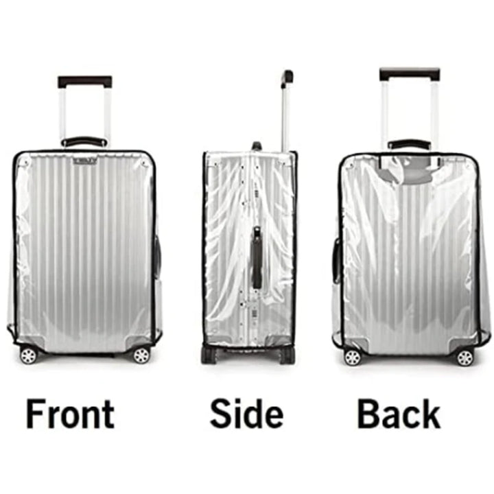 Transparent Waterproof Luggage Cover for 20-30 inch Suitcases - Protect Your Belongings on Any Trip!