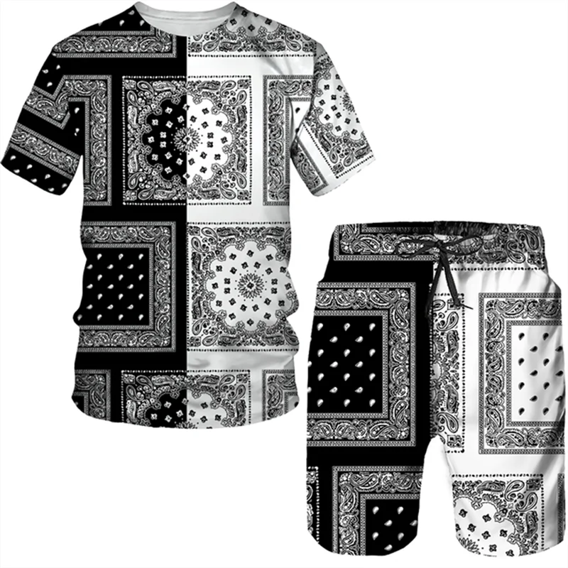 Stylish Kids Sets: 3D Print Graffiti Swimwear & Tees for Boys & Girls