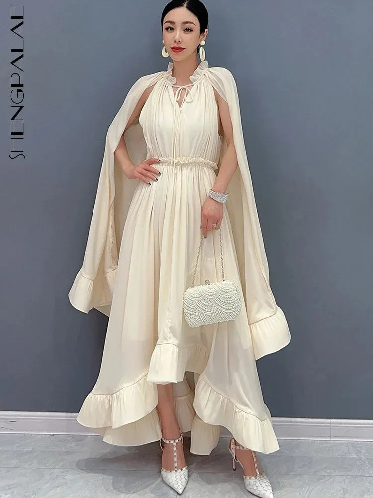 Upgrade Your Wardrobe with SHENGPALAE Chiffon Dress