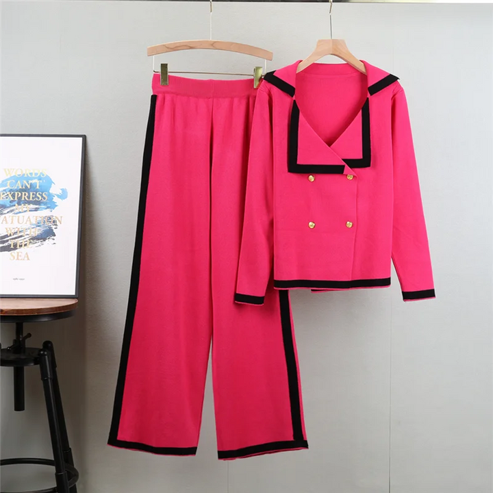 Cozy Winter Sweater Trousers Set