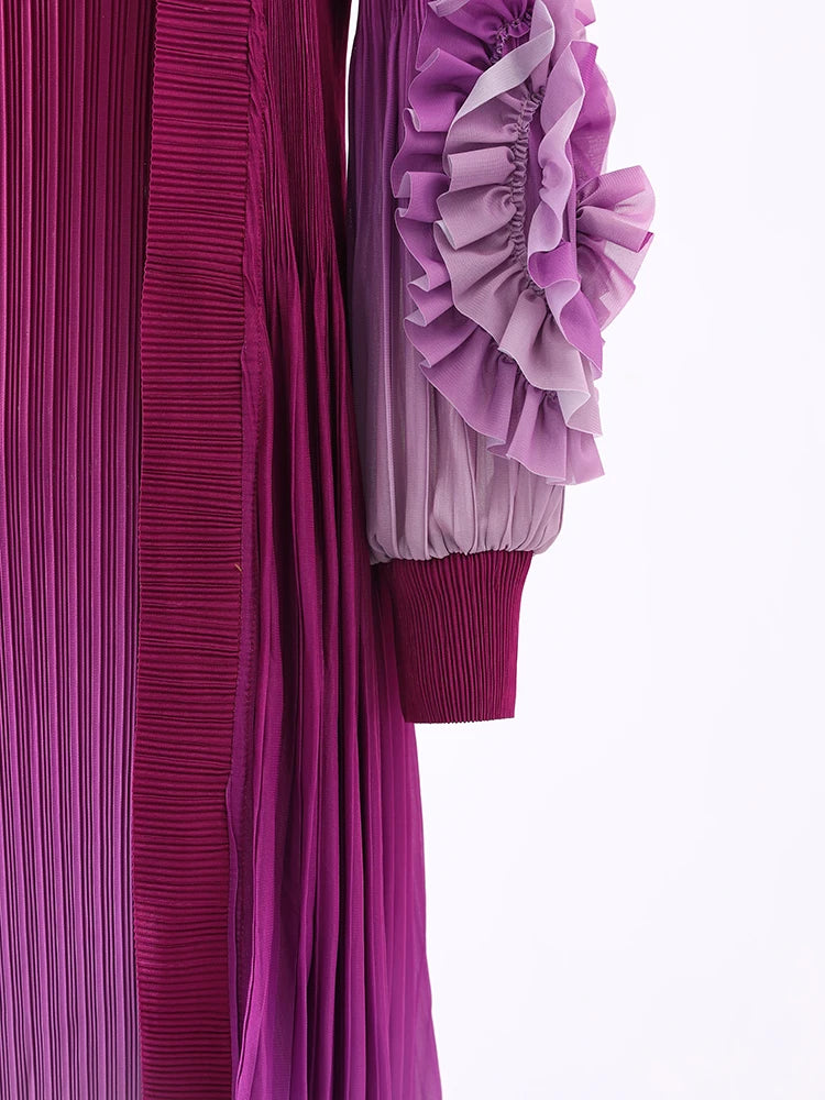 Upgrade Your Wardrobe with LANMREM's 2024 Floral Pleated Set - Limited Stock!