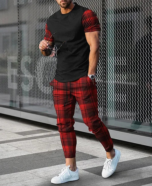 Men's 3D Printed Tracksuit Set