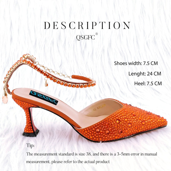 Stylish Pointed Shoes & Bag Set - Perfect for Weddings!