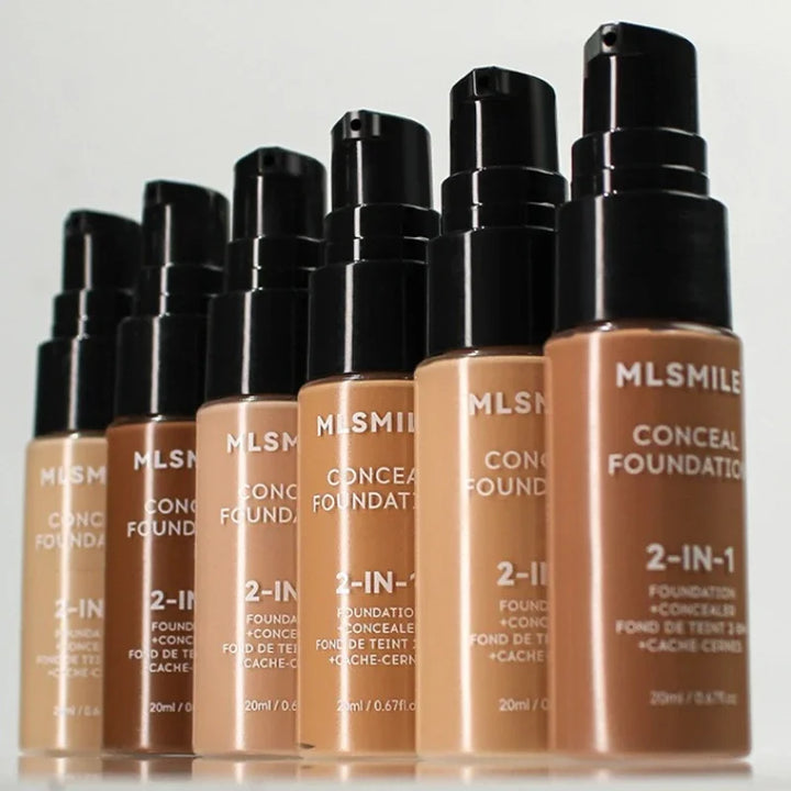 Flawless Matte Foundation: Long-lasting, Waterproof, Oil-Control Formula