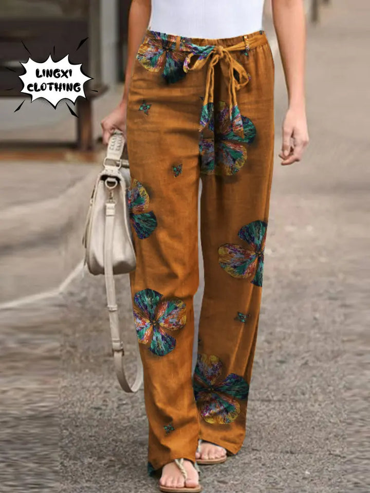 Summer Fashion Wide Leg Pants - Comfortable & Stylish!