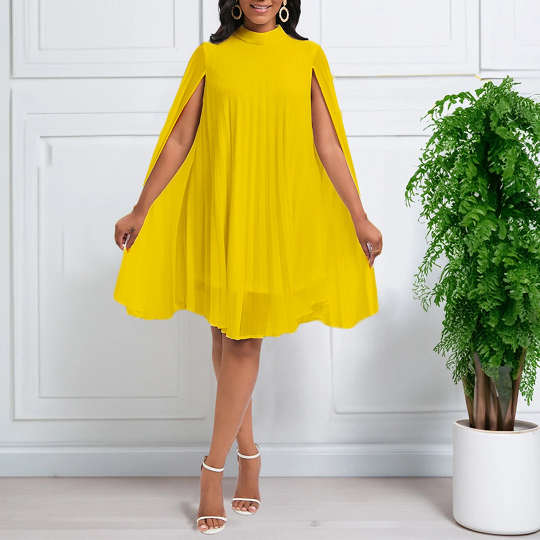 Stunning Chiffon Mini Dress: Perfect for Weddings & Parties!