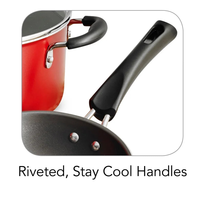 Upgrade Your Kitchen with Tramontina's 9-Piece Non-stick Cookware Set - Perfect for Everyday Cooking!