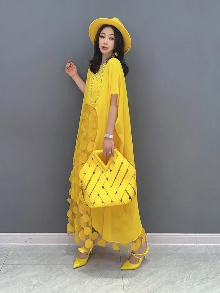 Korean Summer Dress Set - Black Outerwear Suit with Coatdress - QING MO ZXF2579