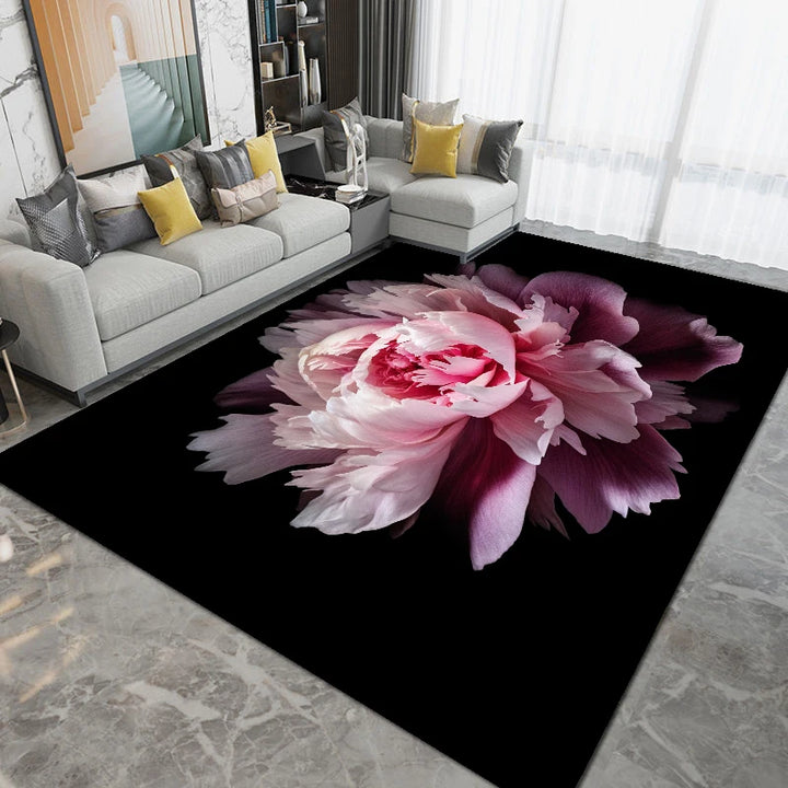 3D Modern Living Room Carpet Luxury Decoration Big Size Area Rugs for Bedroom Bedside Rug Home Decor Non Slip Floor Mat Washable