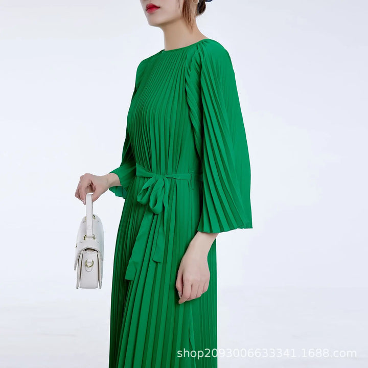 2024 Summer New Miyake Fold Loose Dress