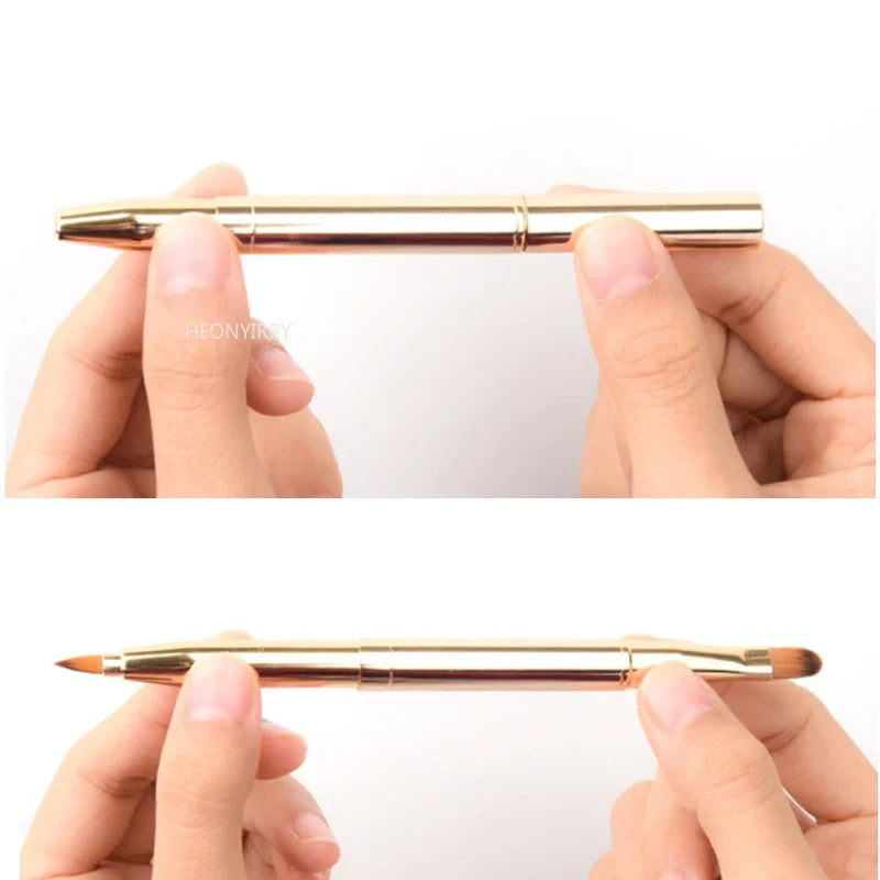 Retractable Lip Brush Duo