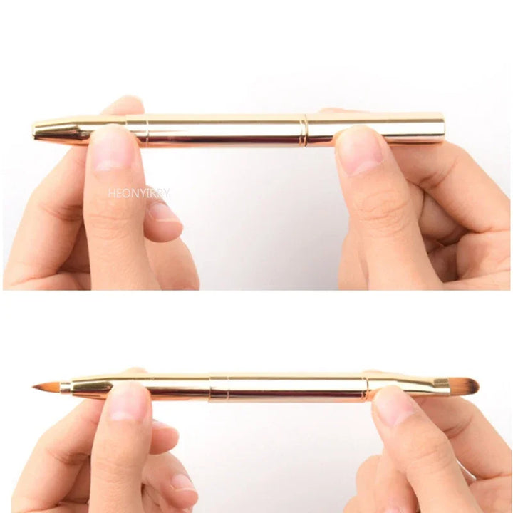 Retractable Lip Brush Duo