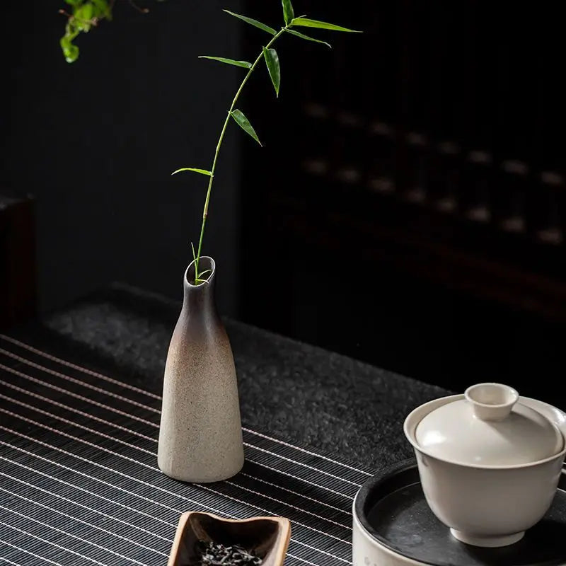 Add a Touch of Tradition to Your Home with our Handmade Chinese Pottery Vase - Perfect for Countertop Decoration!