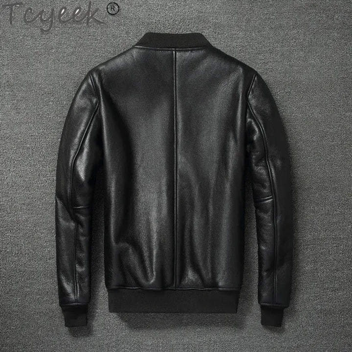 Men's Winter Fur Coats - Genuine Sheepskin Leather Jackets