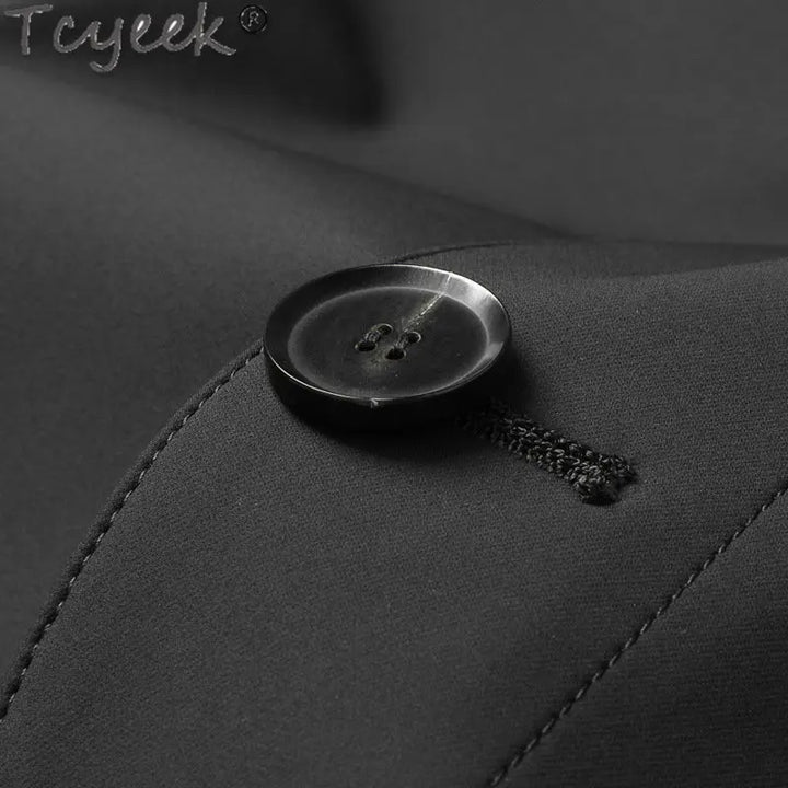 Men's Winter Parka with Real Mink Fur Liner