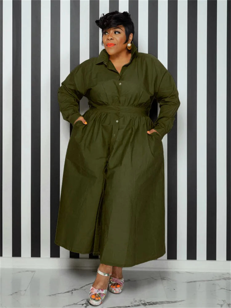 Wmstar Plus Size Maxi Dress - Fashion Streetwear