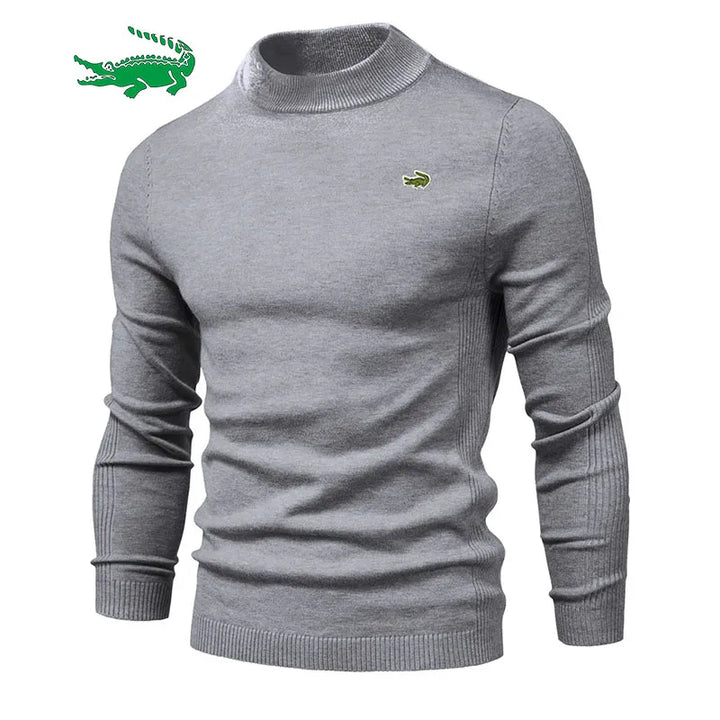 New Winter Turtleneck Thick Mens Sweaters Casual Turtle Neck Solid Color Quality Warm Slim Turtleneck Sweaters Pullover Men